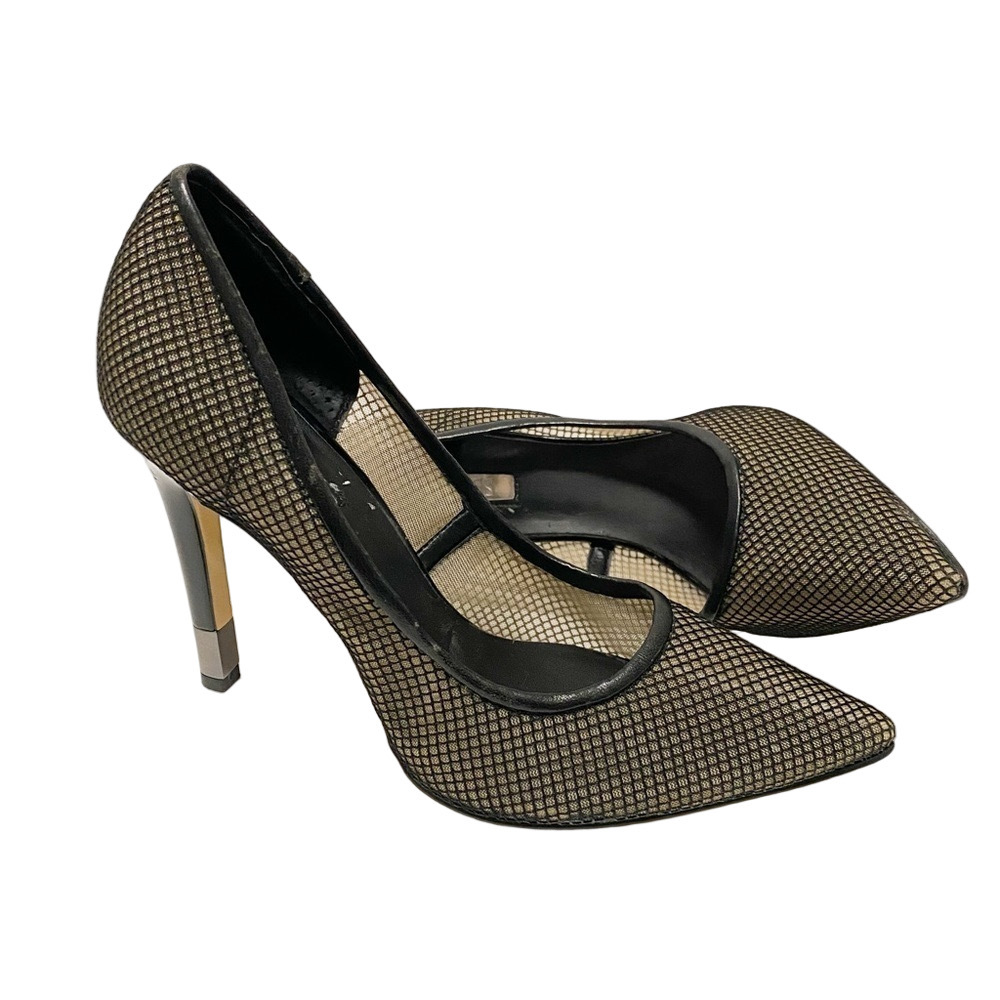 Guess | Babbitt Mesh Stiletto High Heel | Black | Size 7.5 date night